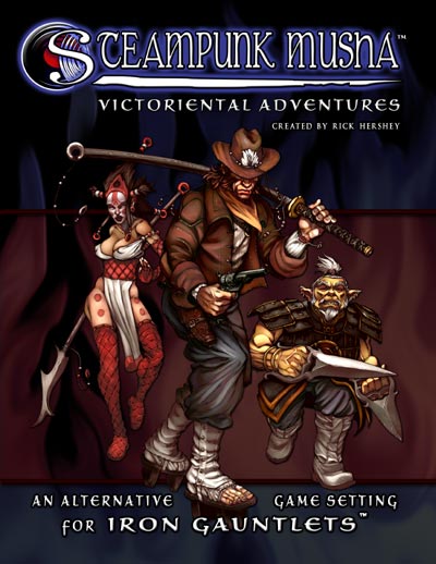 Steampunk Musha: Victoriental Adventures, created by Rick Hershey
